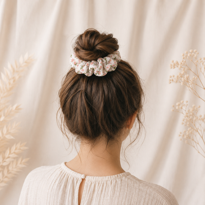 Scrunchie en cabello