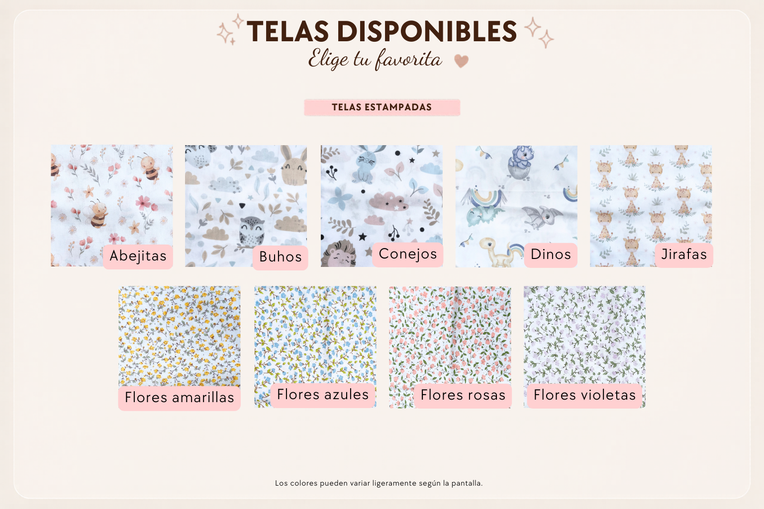 Telas estampadas 1